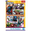 Puzzle - 2x70 - Zostań bohaterem Trefl 34439