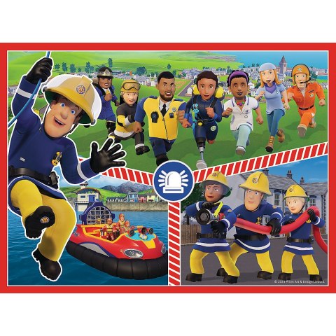 Puzzle - 2w1 + memos - Drużyna Strażaka Sama Trefl 93334 Puzzle - 2w1 + memos - Drużyna Strażaka Sama Trefl 93334