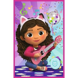 Puzzle - 3x50 - Poznajcie Gabby i kotki - Universal Gabbys Dollhouse Trefl 34876