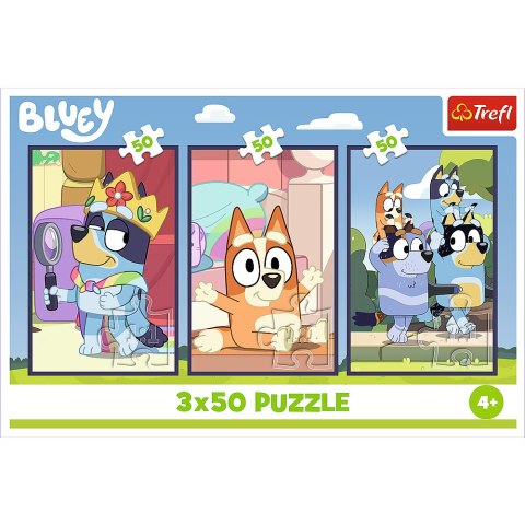 Puzzle - 3x50 - Rodzina Bluey Trefl 34890 Puzzle - 3x50 - Rodzina Bluey Trefl 34890