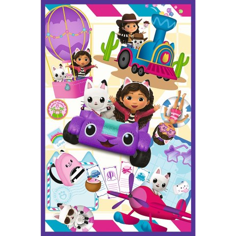 Puzzle 3x80 - Kolorowe dni Gabby Trefl 34882 Puzzle 3x80 - Kolorowe dni Gabby Trefl 34882