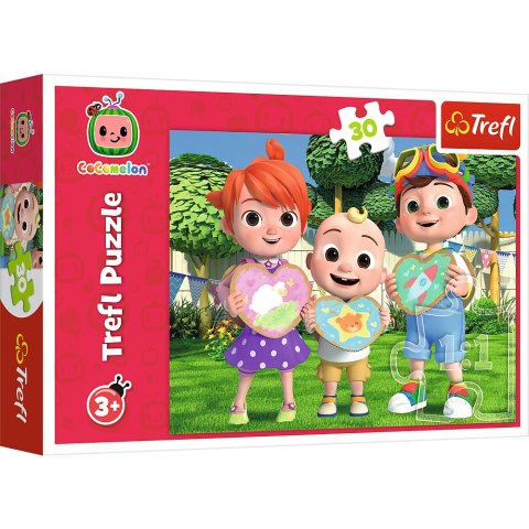 Puzzle - "30" - Cocomelon, Bawmy sie razem! Trefl 18295 Puzzle - "30" - Cocomelon, Bawmy sie razem! Trefl 18295