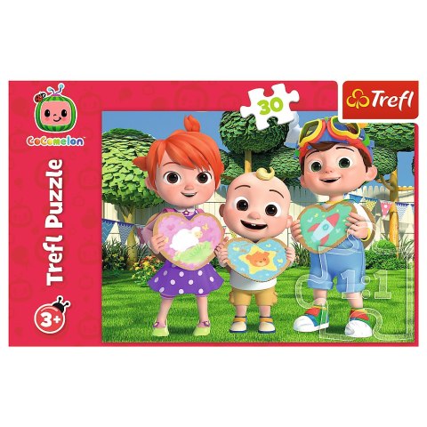 Puzzle - "30" - Cocomelon, Bawmy sie razem! Trefl 18295 Puzzle - "30" - Cocomelon, Bawmy sie razem! Trefl 18295