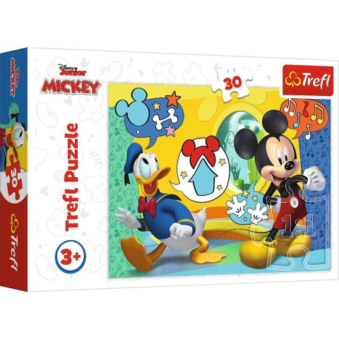 Puzzle - "30" - Myszka Miki i Wesoły Domek Trefl 18289 Puzzle - "30" - Myszka Miki i Wesoły Domek Trefl 18289