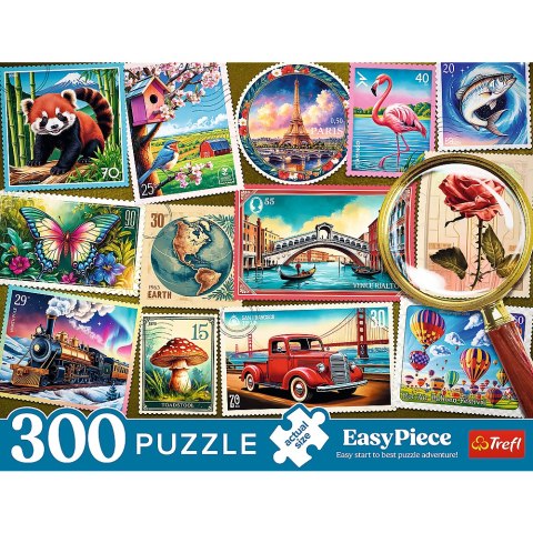 Puzzle - 300 EasyPiece - Znaczki pocztowe Trefl 23100 Puzzle - 300 EasyPiece - Znaczki pocztowe Trefl 23100