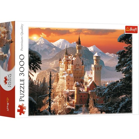 Puzzle - "3000" - Zimowy Zamek Neuschwanstein Trefl 33025 Puzzle - "3000" - Zimowy Zamek Neuschwanstein Trefl 33025
