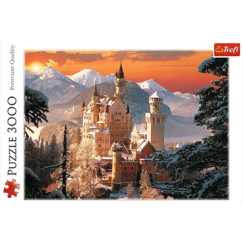 Puzzle - "3000" - Zimowy Zamek Neuschwanstein Trefl 33025 Puzzle - "3000" - Zimowy Zamek Neuschwanstein Trefl 33025