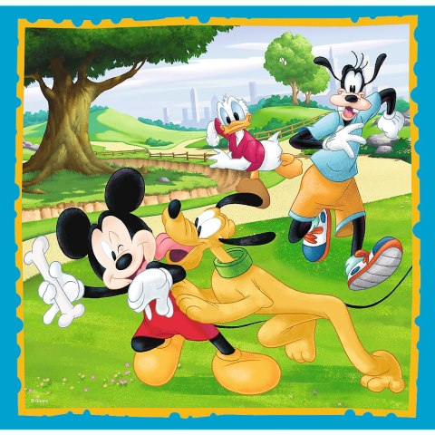 Puzzle - "3w1" - Myszka Miki z przyjaciółmi Trefl 34846 Puzzle - "3w1" - Myszka Miki z przyjaciółmi Trefl 34846