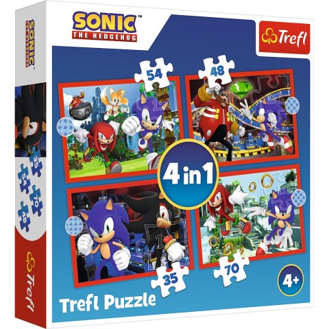 Puzzle - 4w1 - Przygody Sonica - SEGA Sonic The Hedgehog 34625 Puzzle - 4w1 - Przygody Sonica - SEGA Sonic The Hedgehog 34625