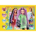 Puzzle - "4w1" - Wesoły świat Barbie Trefl 34626 Puzzle - "4w1" - Wesoły świat Barbie Trefl 34626