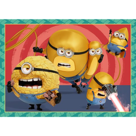 Puzzle - 4w1 - Zwariowane Minionki Trefl 34648 Puzzle - 4w1 - Zwariowane Minionki Trefl 34648
