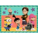Puzzle - 4w1 - Zwariowane Minionki Trefl 34648