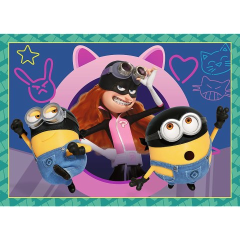 Puzzle - 4w1 - Zwariowane Minionki Trefl 34648 Puzzle - 4w1 - Zwariowane Minionki Trefl 34648
