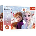 Puzzle - "60" - Zaczarowany świat Anny i Elsy Trefl 17333 Puzzle - "60" - Zaczarowany świat Anny i Elsy Trefl 17333