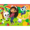 Puzzle - ''miniMaxi" - Kolorowy dzień Gabby / Universal Gabby's Dollhouse Trefl 56041