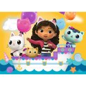 Puzzle - ''miniMaxi" - Kolorowy dzień Gabby / Universal Gabby's Dollhouse Trefl 56041