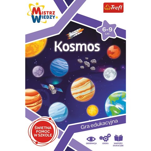 Gra Kosmos z Serii Mistrz Wiedzy Trefl 01956 Gra Kosmos z Serii Mistrz Wiedzy Trefl 01956