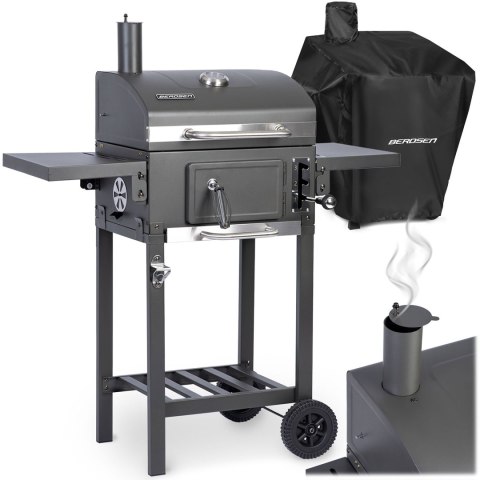 Grill węglowy z pokrowcem Berdsen BD-892 czarny Grill węglowy z pokrowcem Berdsen BD-892 czarny