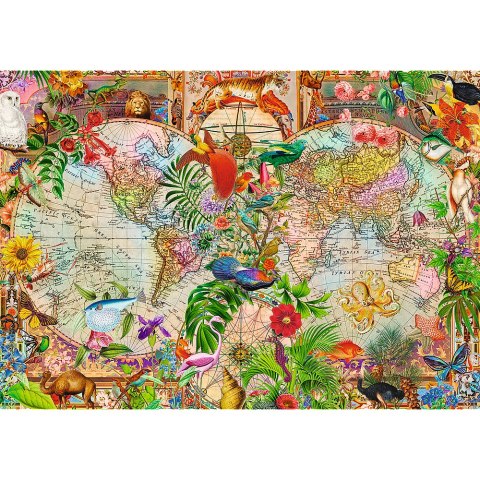 Puzzle - 1000 Premium Plus - Tea Time: Antyczna mapa świata Trefl 12077 Puzzle - 1000 Premium Plus - Tea Time: Antyczna mapa świata Trefl 12077