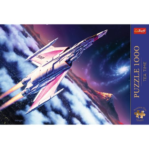 Puzzle - 1000 Premium Plus - Tea Time: Lot w kosmos Trefl 12075 Puzzle - 1000 Premium Plus - Tea Time: Lot w kosmos Trefl 12075