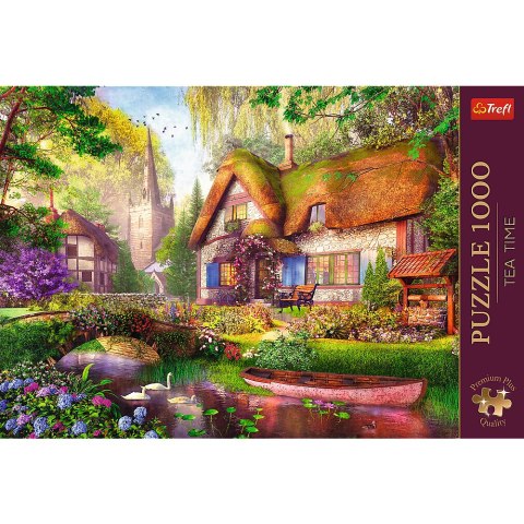 Puzzle- 1000 Premium Plus - Tea Time: Urocza chatka w lesie Trefl 10804 Puzzle- 1000 Premium Plus - Tea Time: Urocza chatka w lesie Trefl 10804