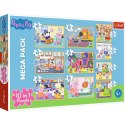 Puzzle - 10w1 - Poznaj Świnkę Peppę / Peppa Pig 90383 Puzzle - 10w1 - Poznaj Świnkę Peppę / Peppa Pig 90383