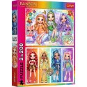 Puzzle - 2x200 - Tęczowe lalki / MGA Rainbow high Trefl 13335
