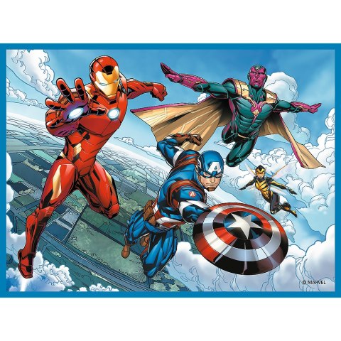 Puzzle - 2w1 + memos - Bohaterowie w akcji / Disney Marvel The Avengers Trefl 93333 Puzzle - 2w1 + memos - Bohaterowie w akcji / Disney Marvel The Avengers Trefl 93333