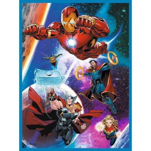 Puzzle - 2w1 + memos - Bohaterowie w akcji / Disney Marvel The Avengers Trefl 93333 Puzzle - 2w1 + memos - Bohaterowie w akcji / Disney Marvel The Avengers Trefl 93333