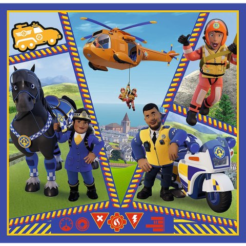 Puzzle "3in1" - Dzień Strażaka Sama Trefl 34868 Puzzle "3in1" - Dzień Strażaka Sama Trefl 34868