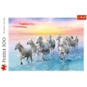 Puzzle 500 el. Białe konie w galopie Trefl 37289
