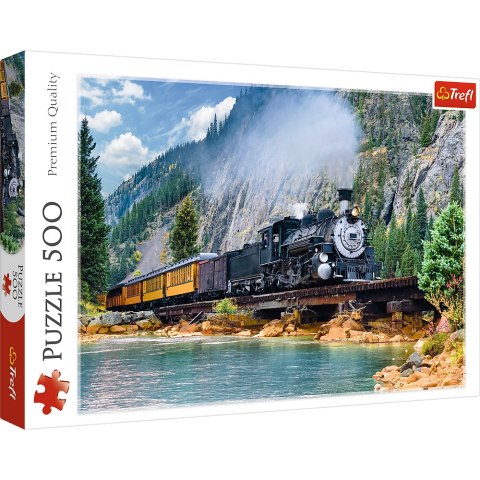 Puzzle 500 el. Górski pociąg Trefl 37379