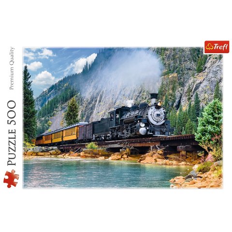 Puzzle 500 el. Górski pociąg Trefl 37379 Puzzle 500 el. Górski pociąg Trefl 37379