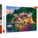 Puzzle 500 el. Jezioro Como, Włochy Trefl 37290