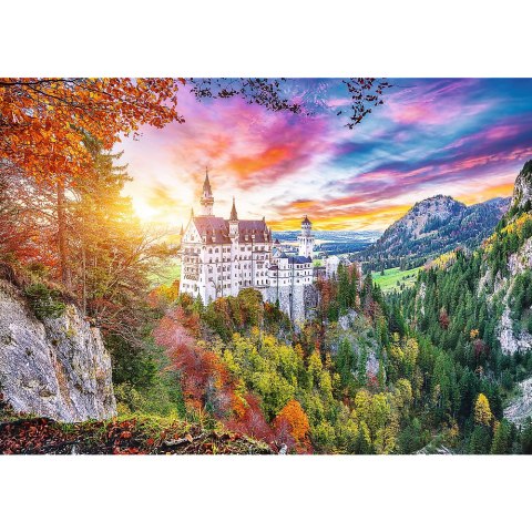 Puzzle 500 el. Widok na zamek Neuschwanstein, Niemcy Trefl 37427 Puzzle 500 el. Widok na zamek Neuschwanstein, Niemcy Trefl 37427
