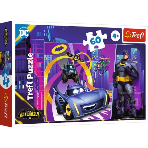 Puzzle - 60 - Batman i jego pojazdy Trefl 17400