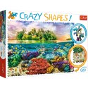Puzzle - 600 Crazy Shapes - Tropikalna wyspa 11113 Puzzle - 600 Crazy Shapes - Tropikalna wyspa 11113
