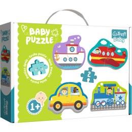 Puzzle - Baby Classic - Pojazdy transportowe / Trefl Baby 36075