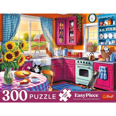 Puzzles - 300 EasyPiece - Poranek w kuchniFSC Mix 70% 23102 Puzzles - 300 EasyPiece - Poranek w kuchniFSC Mix 70% 23102