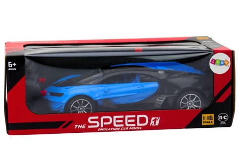 Samochód Sportowy Zdalnie Sterowany Auto RC Niebieski1:16 Samochód Sportowy Zdalnie Sterowany Auto RC Niebieski1:16