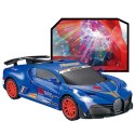 Auto Sportowe Czujnik Przeszkód Kula Led Obrót 360° Światła Dźwięk Niebieski Auto Sportowe Czujnik Przeszkód Kula Led Obrót 360° Światła Dźwięk Niebieski