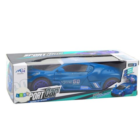 Auto Sportowe Czujnik Przeszkód Kula Led Obrót 360° Światła Dźwięk Niebieski Auto Sportowe Czujnik Przeszkód Kula Led Obrót 360° Światła Dźwięk Niebieski