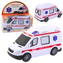 Karetka Ambulans Na Baterie Światła Dźwięki Biały Karetka Ambulans Na Baterie Światła Dźwięki Biały