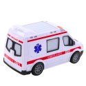 Karetka Ambulans Na Baterie Światła Dźwięki Biały Karetka Ambulans Na Baterie Światła Dźwięki Biały