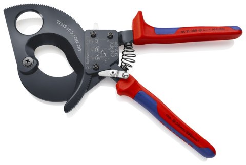 NOŻYCE DO KABLI 280MM, MECHANIZM ZAPADKOWY NOŻYCE DO KABLI 280MM, MECHANIZM ZAPADKOWY