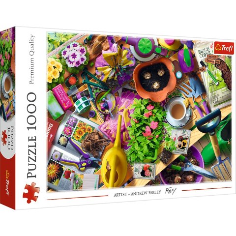 Puzzle - "1000" - Porządki w ogrodzie Trefl 10927 Puzzle - "1000" - Porządki w ogrodzie Trefl 10927