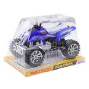 Quad Terenowy Z Napędem Bieżnikowane Koła Niebieski Quad Terenowy Z Napędem Bieżnikowane Koła Niebieski