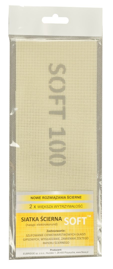 SIATKA ŚCIERNA SOFT 105*280MM 5 SZTUK GRANULACJA 60 SIATKA ŚCIERNA SOFT 105*280MM 5 SZTUK GRANULACJA 60