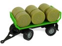 Traktor z Przyczepka Bale Siana Dźwięk Zielony Traktor z Przyczepka Bale Siana Dźwięk Zielony