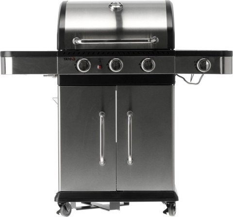 GRILL GAZOWY 3+1, STAL NIERDZEWNA 11.2KW GRILL GAZOWY 3+1, STAL NIERDZEWNA 11.2KW